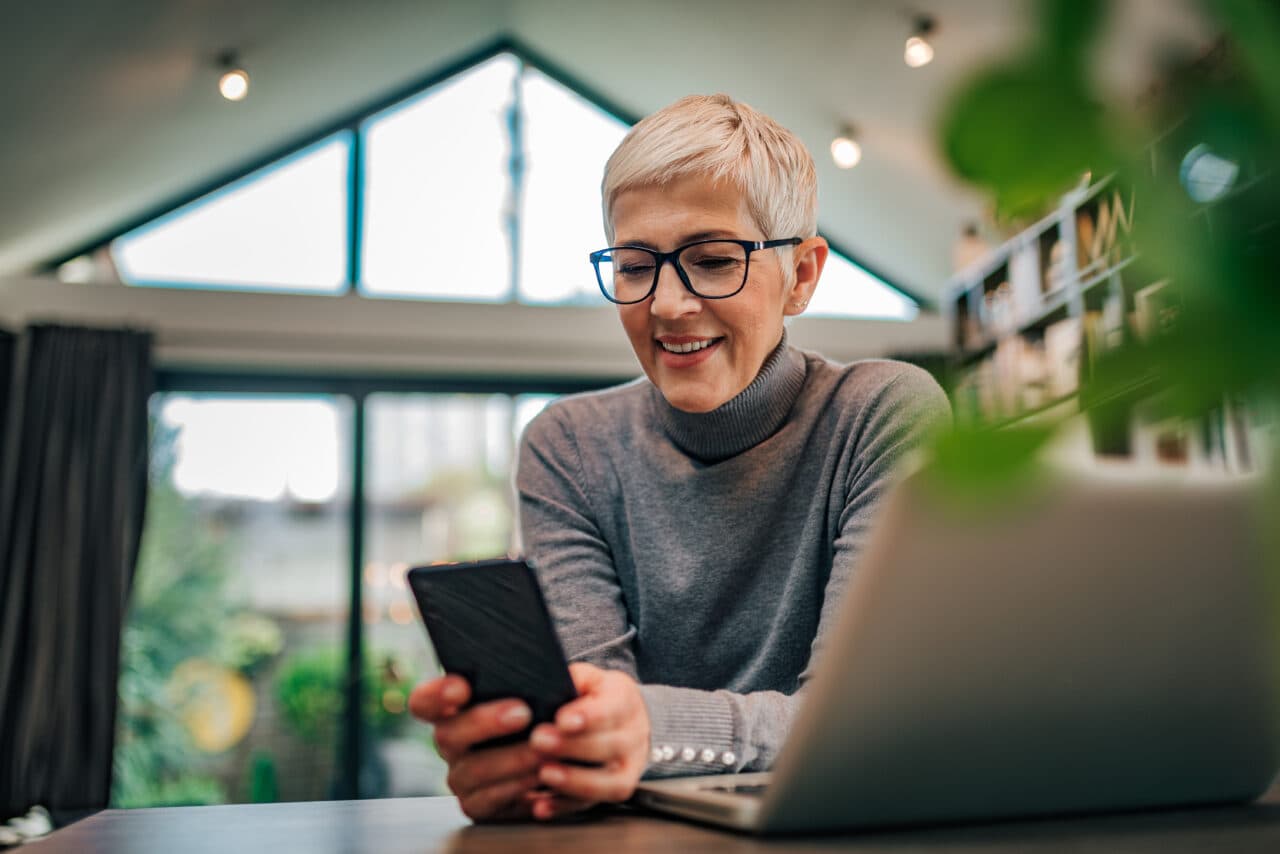 smart styring på mobilen